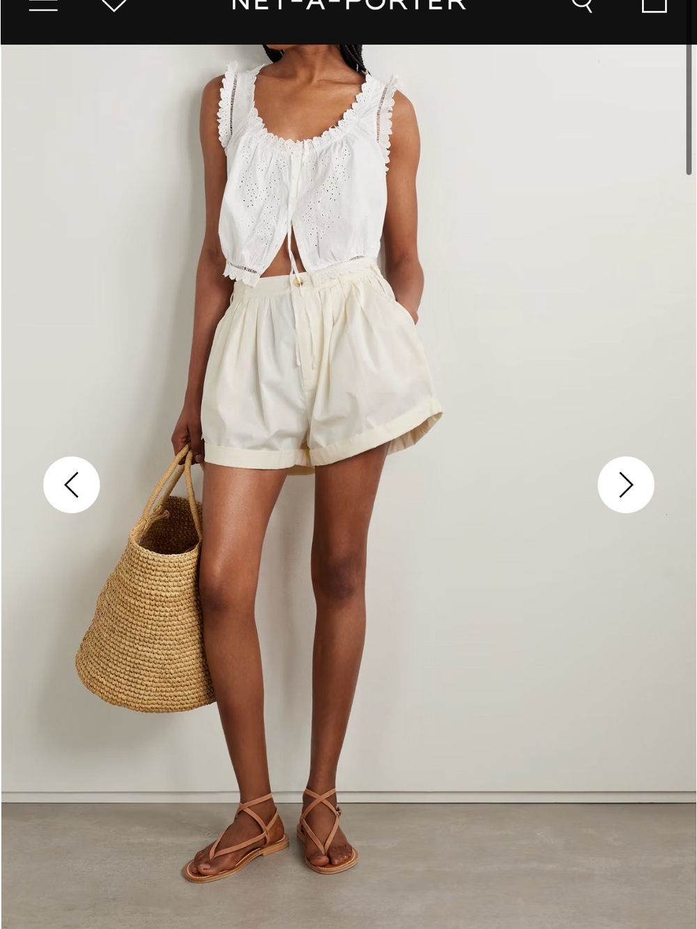 NWOT Doen Paige Pleated Shorts SZ 2